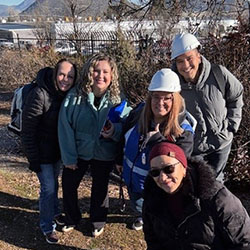 Yreka staff during evacuation drill